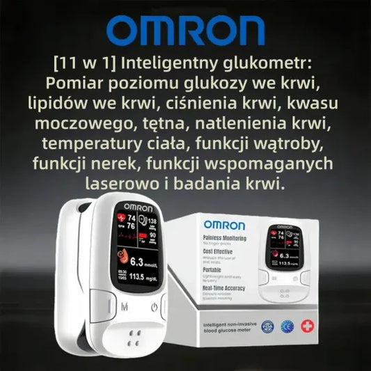🔥Omron™ 2026🔥: Rewolucyjny glukometr nieinwazyjny z USA. Bezbolesny pomiar bez igieł i z najwyższą precyzją. Przyszłość monitorowania zdrowia jest już dostępna.🔥